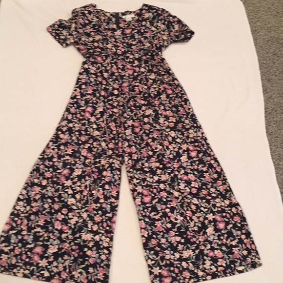 vintage floral jumpsuit